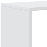 Room Divider Bookcase 4-Tier White 131,5x29x131,5 cm Engineered Wood 857967
