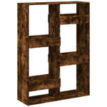 Bookcase Smoked Oak100x33x135 cm Engineered Wood 3309388