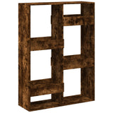 Bookcase Smoked Oak100x33x135 cm Engineered Wood 3309388