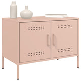 TV Cabinets 2 pcs Pink 68x39x50.5 cm Steel 842937