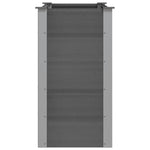 Garden Raised Bed WPC 100x50x91 cm Grey 43604