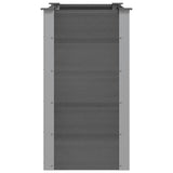 Garden Raised Bed WPC 100x50x91 cm Grey 43604