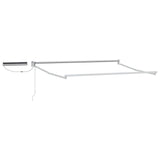 Electric Retractable Awning Yellow and White 3.5 x 2 m 3419894