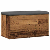 Storage Bench Old Wood 82x42x45 cm Engineered Wood 857617