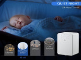 2000mL Portable Dehumidifier with Air Purifier, 24H Timer, 5 Modes, 10L/Day, for Home Laundry, White T3398P342286