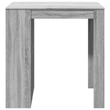 Bar Table Grey Sonoma 102x70x103.5 cm Engineered Wood 3309326