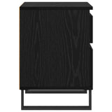 Bedside Cabinet 2 pcs Black Oak 40 x 35 x 50 cm Engineered Wood 882668