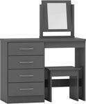 ZNTS Nevada 4 Drawer Dressing Table Set 100-105-021