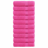Premium Shower Towels SOLUND 10 pcs Pink 70x140 cm 600 gsm 137526
