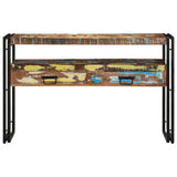Console Table Multicolour 120 x 33 x 75 cm Solid Reclaim Wood 4102741