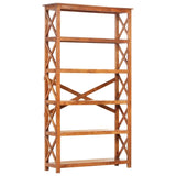 Bookshelf 100x30x180 cm Solid Acacia Wood Honey Finish 289626
