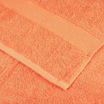 6 Piece Premium Towel Set SOLUND Orange 600 gsm 137563