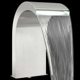 Pool Waterfall with LED Stainless Steel 304 45 x 32 x 65 cm 42040589