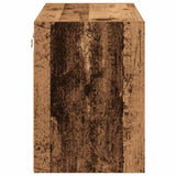 Garage Wall Cabinets 2 pcs Old Wood Engineered Wood 860658