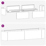 Raised Garden Bed Galvanised Steel 200 x 40x 40 cm 8011696