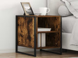 Bedside Table 2 pcs Smoke Oak 39.5 x 30 x 50 cm Engineered Wood 886635