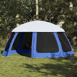 ZNTS Pool Tent with Removable Fly & Mesh Walls Azure Blue 510x510 cm 4100634