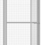 ZNTS Cat Cage 6x1.5x1.5 m Galvanised Steel 146359