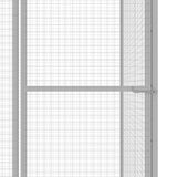 Cat Cage 6x1.5x1.5 m Galvanised Steel 146359