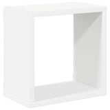 Wall Cube Shelves 4 pcs White 26x15x26 cm 807026