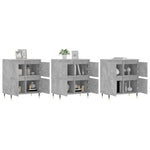 Sideboards 3 pcs Concrete Grey Engineered Wood 3190193