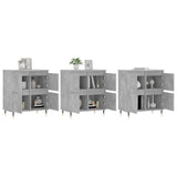 Sideboards 3 pcs Concrete Grey Engineered Wood 3190193