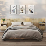Wall-mounted Bedside Cabinets 2 pcs Sonoma Oak 811014