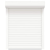 Roller Shutter White 80 x 100 cm Aluminium and Polyurethane 42047052
