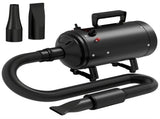 2200W Dog Hair Dryer with Adjustable Temperature & Velocity, 3 Different Nozzles, Black T3398P349616