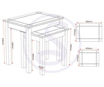 ZNTS Panama Nest of 2 Tables 300-303-039