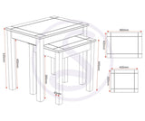 ZNTS Panama Nest of 2 Tables 300-303-039