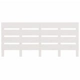 Headboard White 160x3x80 cm Solid Wood Pine 821353