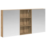 Bathroom Cabinet Set 3 pcs 140 x 14.5 x 70 cm Engineered wood 3403783