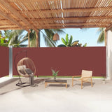 Retractable Side Awning Brown 200x1000 cm 318045