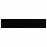 Floating Wall Shelf Black 120x23.5x3.8 cm MDF 323841