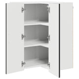 Dishwasher Panel Kalmar Black 57 x 57 x 80 cm Engineered Wood 884725