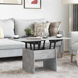 Coffee Table Concrete Grey 55 x 54.5 x 45 cm Engineered wood 887412
