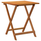 Garden Table Folding Natural 60 x 60 x 72 cm Solid Acacia Wood 4105490