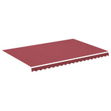 Replacement Fabric for Awning Burgundy Red 4.5x3 m 311969