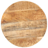 Bistro Table Round 50x75 cm Rough Mango Wood 320263