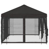 6 x 3 m Anthracite Polyester and Steel 190 3375996