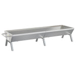 BBQ Tray Silver 158x42x31 cm Stainless Steel 319968