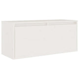 TV Cabinets 4 pcs White Solid Wood Pine 3100230