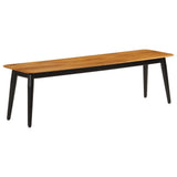 Bench 160x40x45 cm Solid Wood Mango and Iron 356979