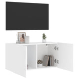 TV Cabinet Wall-mounted White 80x30x41 cm 836952