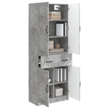 Cabinet Set 2 pcs Concrete Grey Engineered Wood 3416991