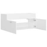 Sink Cabinet White 100x38.5x46 cm Engineered Wood 804674