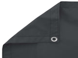 Balcony Screen Black 110 x 1000 cm Oxford Fabric 42030863