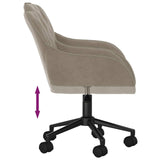 Dining Chair 2 pcs Light Grey 55 x 59.5 x 77 cm Velvet 3415416