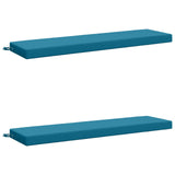 2-Piece Bench Cushions SOEST 2 pcs 100% Polyester Light Blue 949819